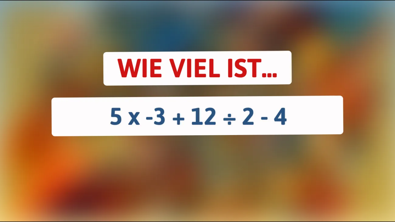 Löst du das knifflige Rätsel? Nur wahre Genies finden die Lösung! Bist du dabei?"