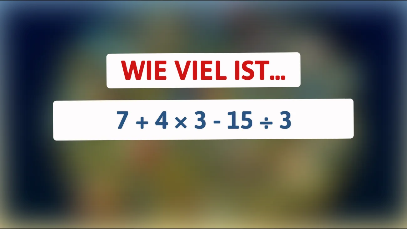 Nur 10% der Menschen lösen dieses knifflige Mathe-Rätsel richtig! Gehörst du dazu?"