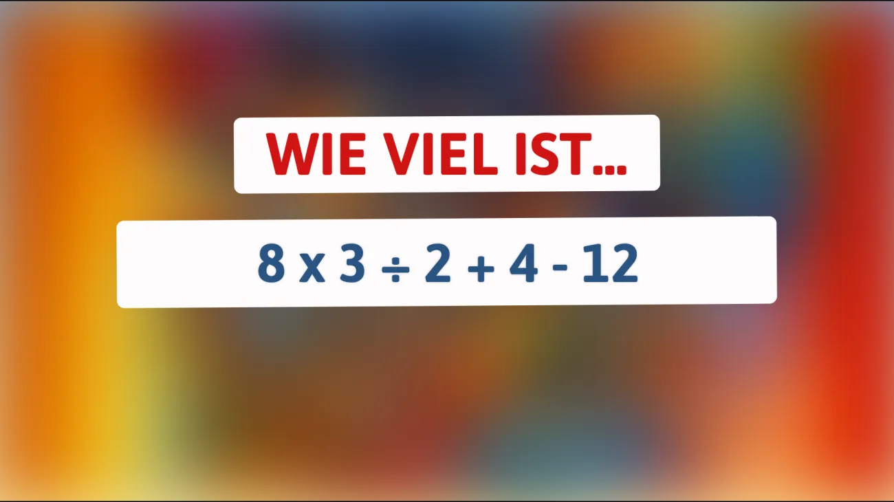 Nur 1% der Menschen können dieses mathematische Rätsel lösen – kannst du?"