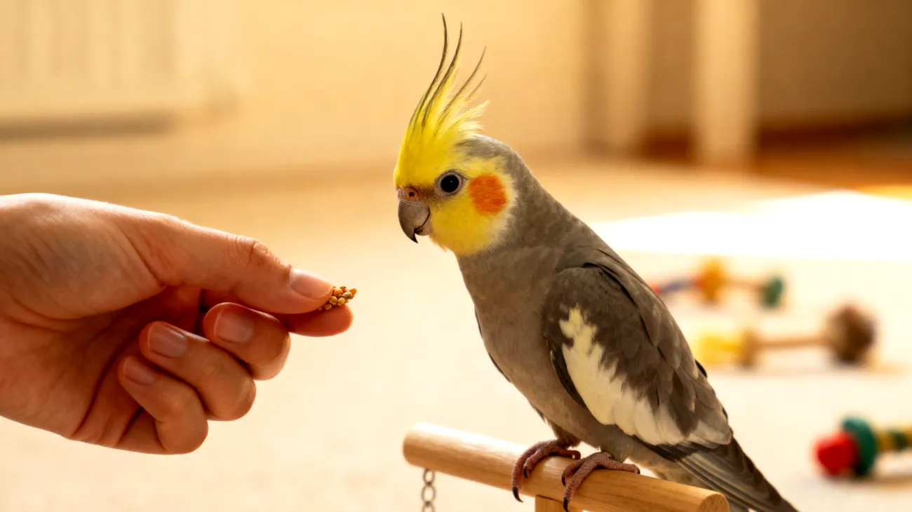 Verhaltensänderungen und Trainingsanpassungen bei Nymphensittichen nach einer Kastration, da hormonelle Veränderungen das Lernverhalten und die Reaktion auf Trainingsmethoden beeinflussen können"