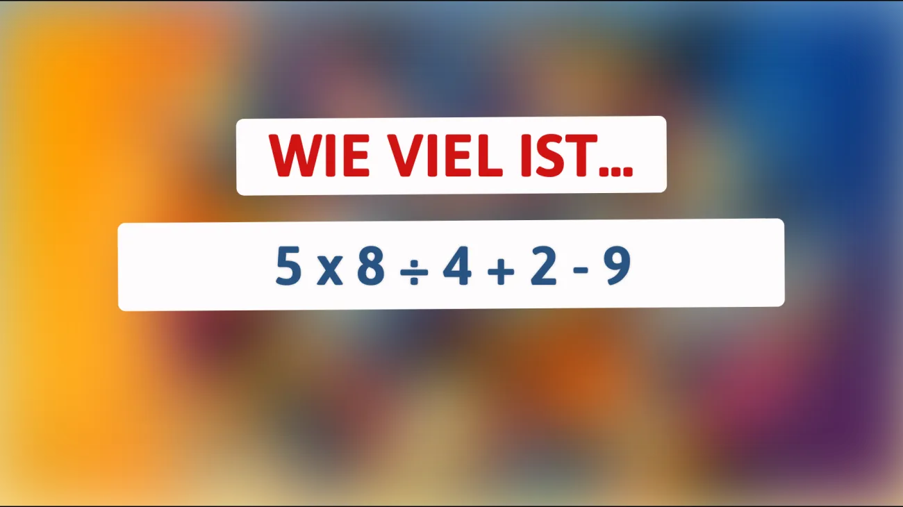 Nur für schlaue Köpfe: Kannst du dieses knifflige Mathe-Rätsel lösen?"