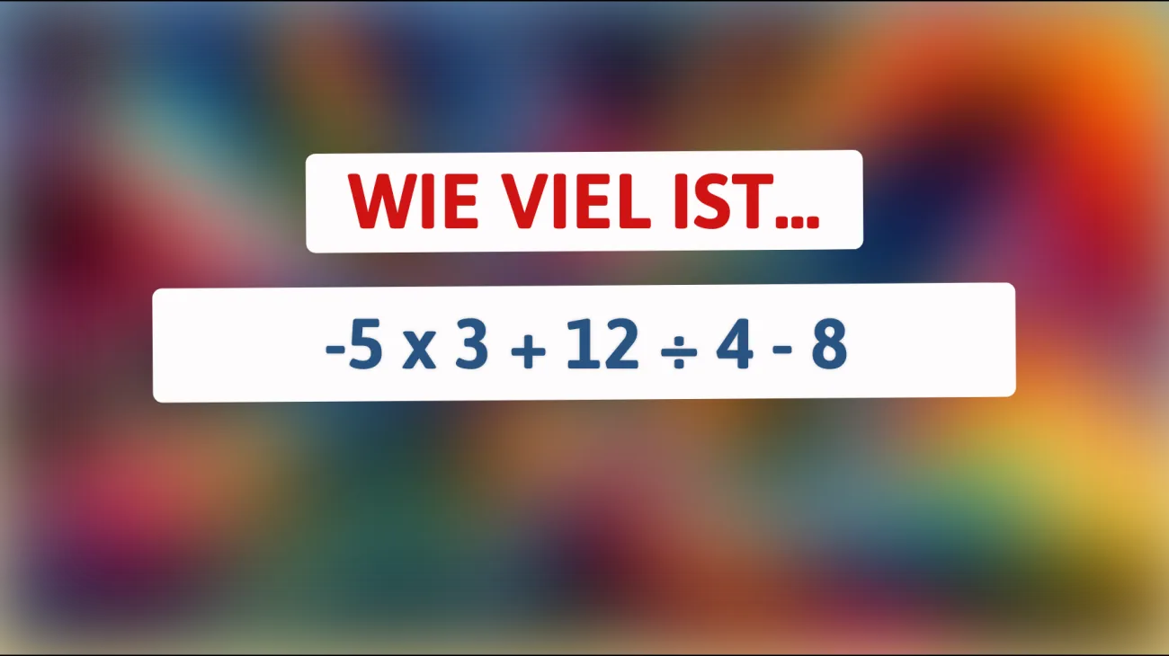 Teste deine Genialität: Kannst du das knifflige Rechenrätsel lösen, das nur die Klügsten meistern?"